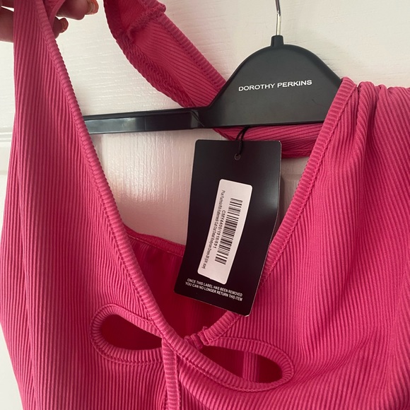 Size 30 (more a 24) pink PLT halterneck dress - Picture 5 of 5